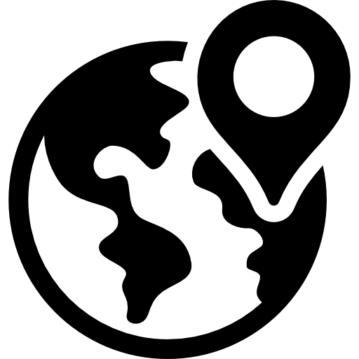 Ikonka pre kategóriu doučovania geografia. Na ikonke je zobrazená zemeguľa, ktorá je symbolom pre tento predmet.